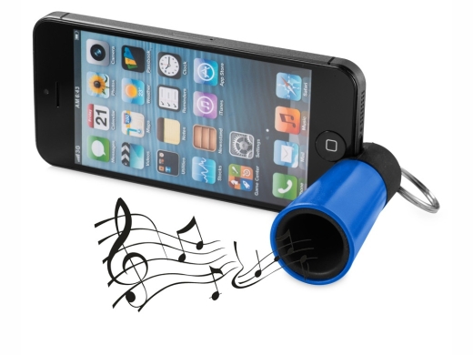 Изображение №4 | Усилитель-подставка для смартфона «Sonic» (ярко-синий/черный)