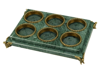 Изображение №2 | Набор для водки «Событие» (зеленый/прозрачный/бронзовый)