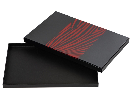 Изображение №4 | Коробка для мужских шарфов (черный/красный)