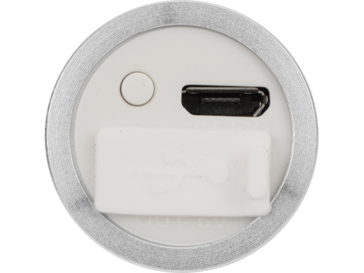 Изображение №6 | Внешний аккумулятор «Lumi» с фонариком, 3000 mAh (серебристый)