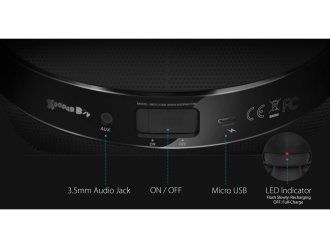 Изображение №7 | Портативная колонка «Grand XBOY» (черный/красный)