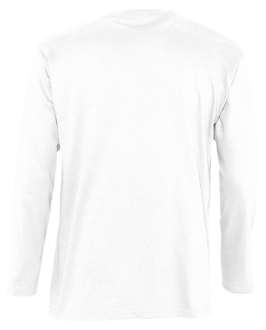 Изображение №2 | Футболка мужская с длинным рукавом Monarch 150 белая, размер S