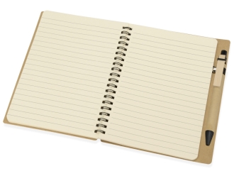 Изображение №3 | Блокнот «Дейзи» с ручкой (крафт/черный)