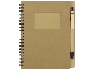 Изображение №4 | Блокнот «Дейзи» с ручкой (крафт/черный)