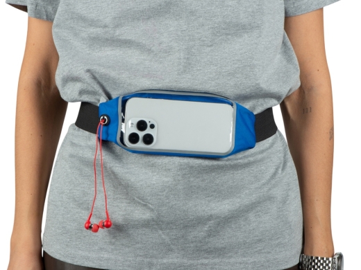 Изображение №2 | Сумка на пояс «Спринт» (синий/черный/прозрачный)