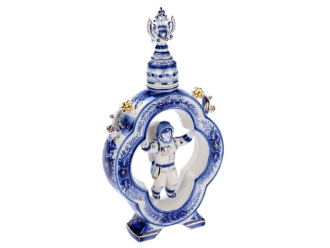 Изображение №1 | Штоф «Открытый космос» (белый/синий)