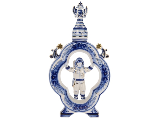 Изображение №2 | Штоф «Открытый космос» (белый/синий)