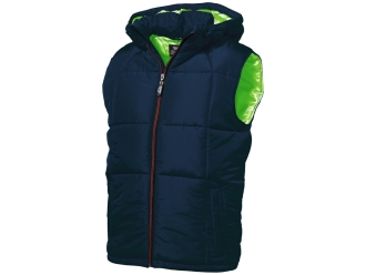 Изображение №1 | Жилет мужской S (темно-синий/зеленое яблоко)