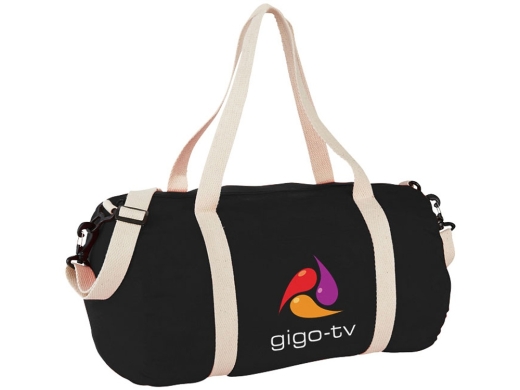 Изображение №4 | Сумка «Barrel Duffel» (черный/бежевый)