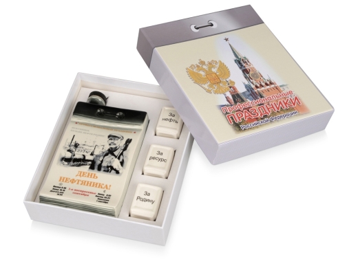 Изображение №1 | Набор «Календарь нефтяника» (белый/разноцветный)