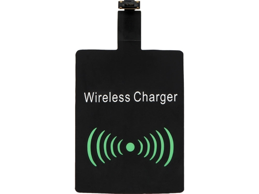 Изображение №3 | Приёмник Qi для беспроводной зарядки телефона, Micro USB (черный)