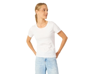 Изображение №2 | Футболка «Sydney» с подвернутыми рукавами, женская S (белый)