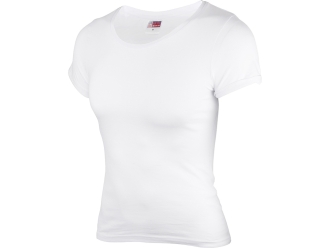 Изображение №6 | Футболка «Sydney» с подвернутыми рукавами, женская S (белый)