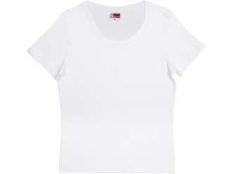 Изображение №8 | Футболка «Sydney» с подвернутыми рукавами, женская S (белый)