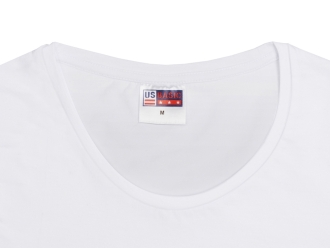 Изображение №10 | Футболка «Sydney» с подвернутыми рукавами, женская S (белый)