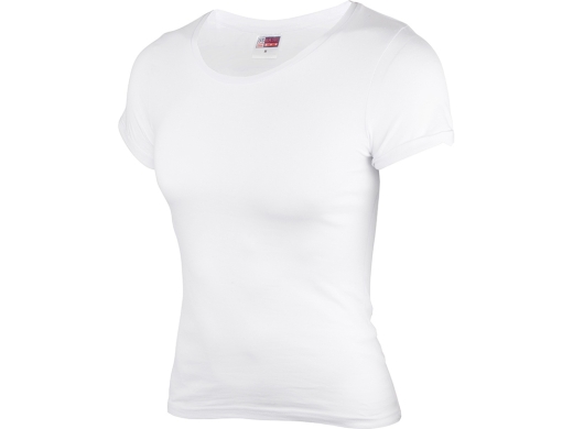 Изображение №6 | Футболка «Sydney» с подвернутыми рукавами, женская S (белый)