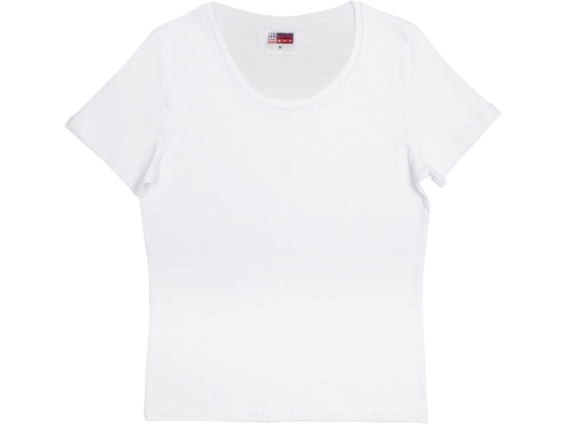 Изображение №8 | Футболка «Sydney» с подвернутыми рукавами, женская S (белый)