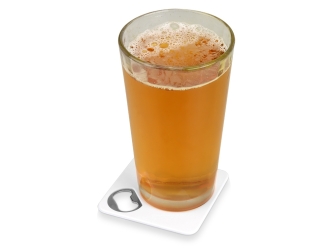 Изображение №2 | Подставка с открывалкой для кружки «Liso» (белый/черный)