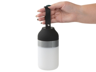 Изображение №7 | Беспроводная колонка «Lantern» со встроенным светильником, IPX4 (черный/серебристый/белый)