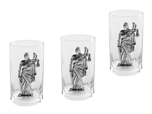 Изображение №3 | Набор со штофом «Юридический» (прозрачный, серебристый)