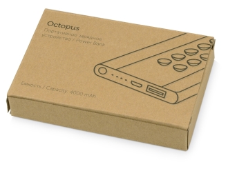 Изображение №7 | Внешний аккумулятор «Octopus», 4000 mAh (черный)