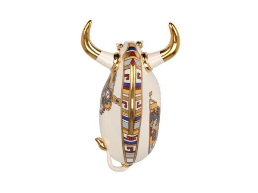 Изображение №6 | Скульптура «Бык» (белый/разноцветный)