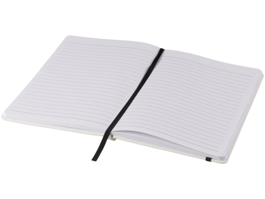 Изображение №4 | Блокнот А5 «Spectrum» с белой обложкой и цветной резинкой (белый/черный)