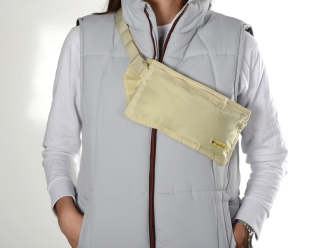 Изображение №7 | Сумка-кошелек на пояс c RFID защитой (бежевый)