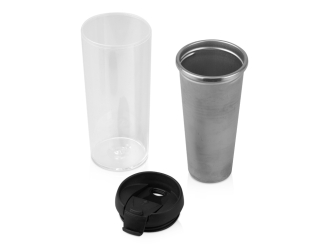 Изображение №3 | Термокружка «Remix» (прозрачный/черный)