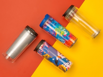 Изображение №6 | Термокружка «Remix» (прозрачный/черный)