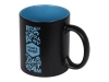 Изображение №1 | Кружка с покрытием для гравировки «Subcolor BLK» (черный/голубой)