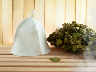 Изображение №3 | Банная шапка Heat Off, белая