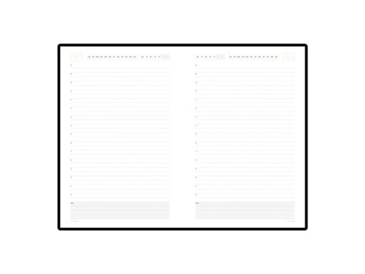 Изображение №2 | Ежедневник недатированный А5 «Mercury» (оранжевый)