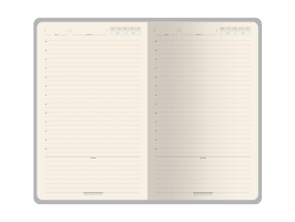 Изображение №3 | Ежедневник недатированный А5 «Bridge» (синий/серебристый)