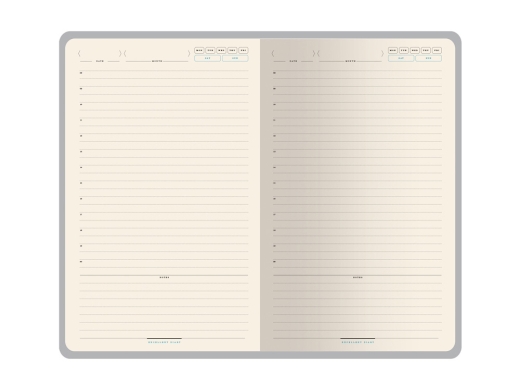 Изображение №3 | Ежедневник недатированный А5 «Bridge» (синий/серебристый)