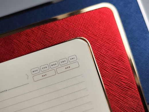 Изображение №10 | Ежедневник недатированный А5 «Bridge» (синий/серебристый)