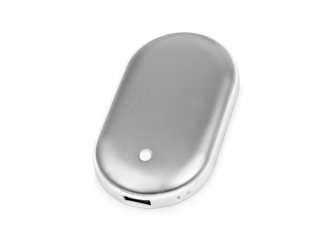 Изображение №1 | Внешний аккумулятор с функцией обогрева «Handy», 4400 mAh (серебристый)