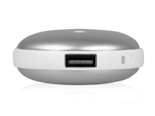 Изображение №7 | Внешний аккумулятор с функцией обогрева «Handy», 4400 mAh (серебристый)