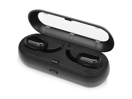 Изображение №1 | Беспроводные наушники «Pals» с зарядным чехлом (черный)