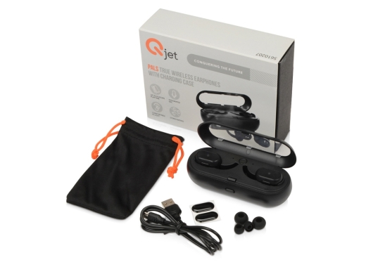 Изображение №3 | Беспроводные наушники «Pals» с зарядным чехлом (черный)