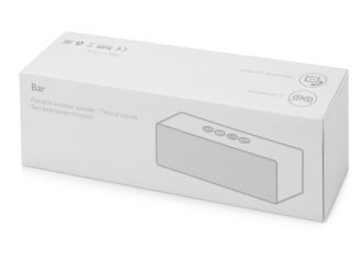 Изображение №7 | Портативная колонка «Bar» со стереодинамиками, soft touch (серый)