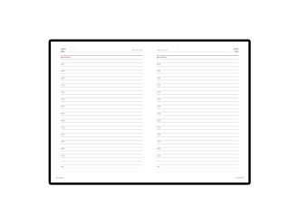 Изображение №2 | Ежедневник недатированный А5 «Sidney Nebraska» с золотым срезом A5 (бордовый)