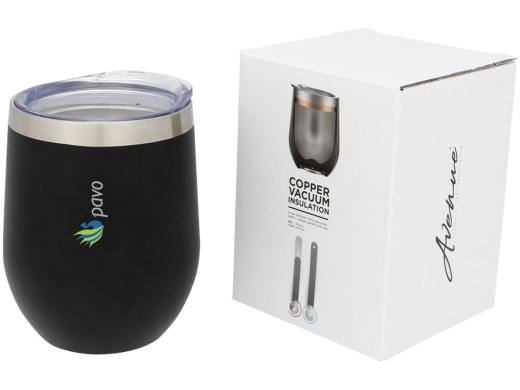 Изображение №5 | Вакуумная термокружка «Corzo Copper» (черный)