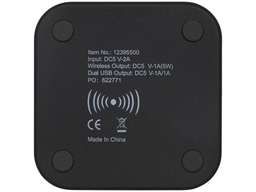 Изображение №5 | Беспроводное зарядное устройство-хаб «Ozone» (черный)