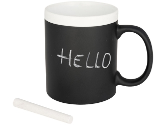 Изображение №5 | Кружка с покрытием для рисования мелом (черный/белый)