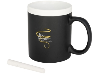 Изображение №7 | Кружка с покрытием для рисования мелом (черный/белый)