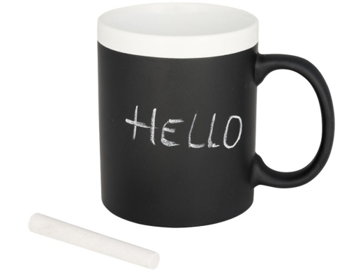 Изображение №5 | Кружка с покрытием для рисования мелом (черный/белый)