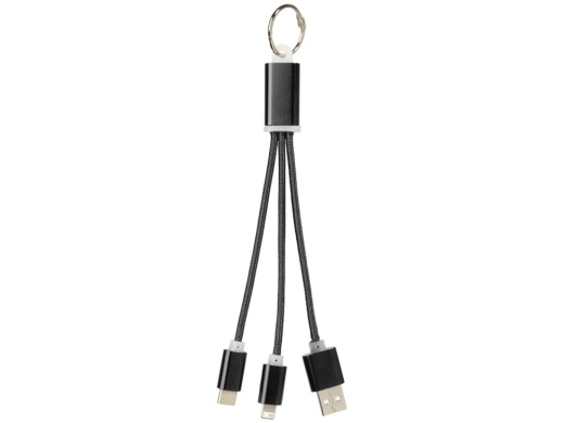 Изображение №4 | Кабель для зарядки «Metal» 3-в-1 (черный)
