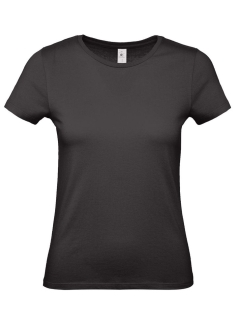 Изображение №1 | Футболка E150 женская, черная, размер XS