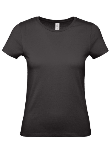 Изображение №1 | Футболка E150 женская, черная, размер XS